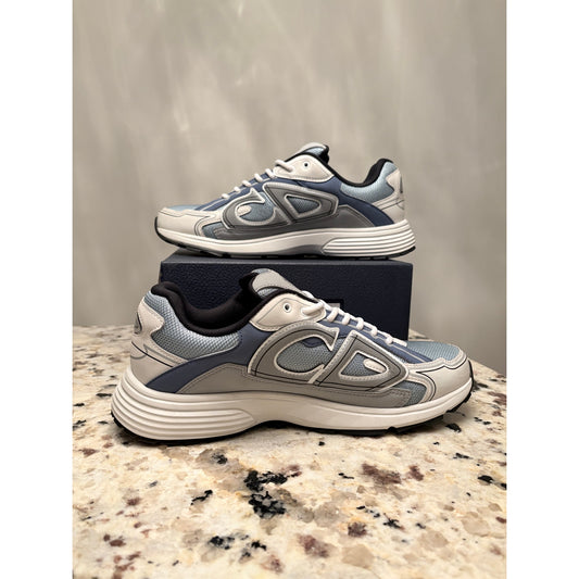 Size 12 - Dior B30 Blue Grey White Tactical Mesh Sneakers