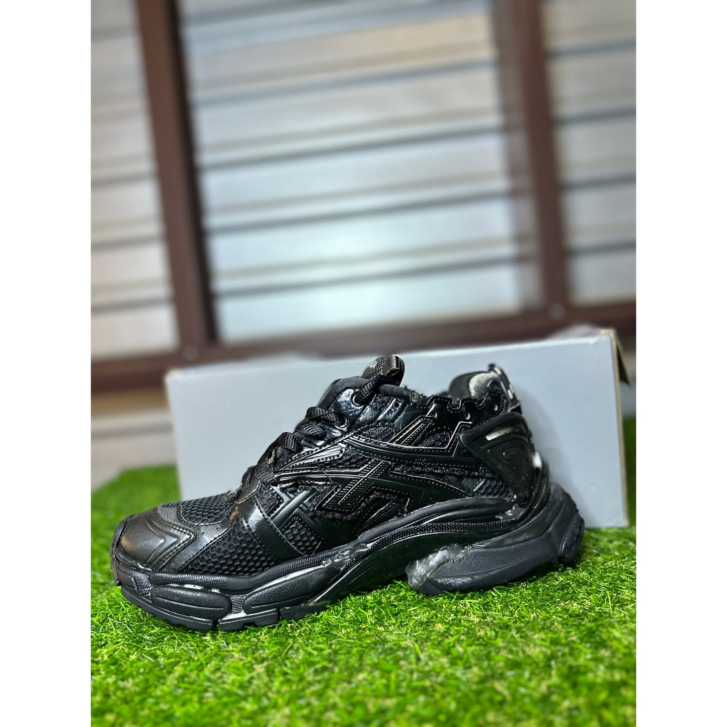 Size 8 - Balenciaga Runner Black Sneakers