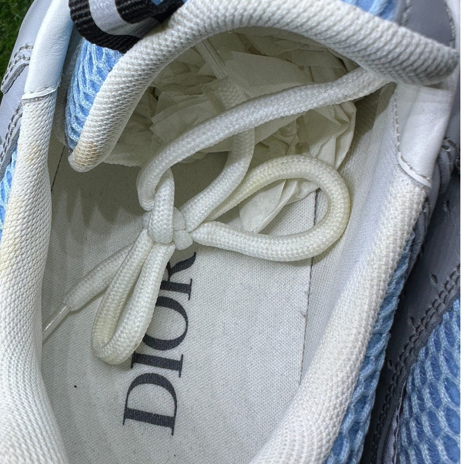 Size 12 - Dior B22 white sky blue sneakers