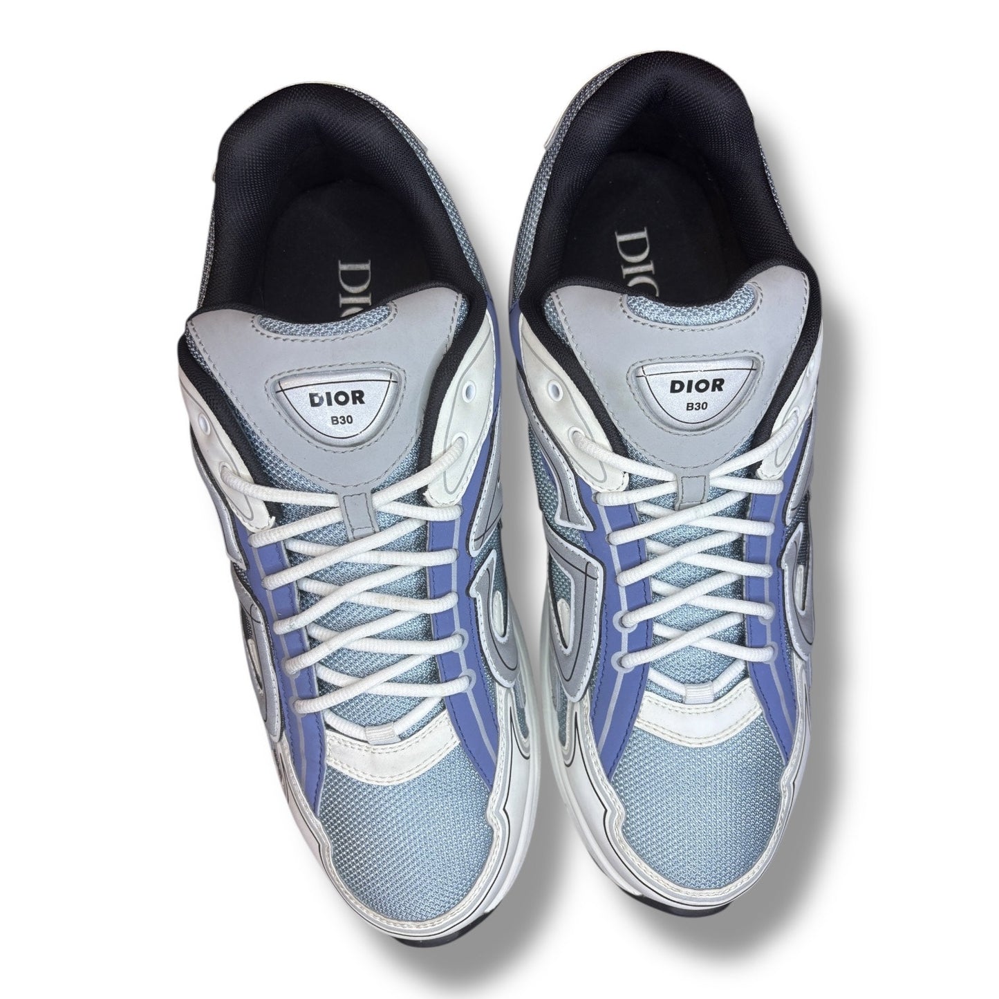 Dior B30 Navy Blue Grey White Sneakers | Size 48 (15US)