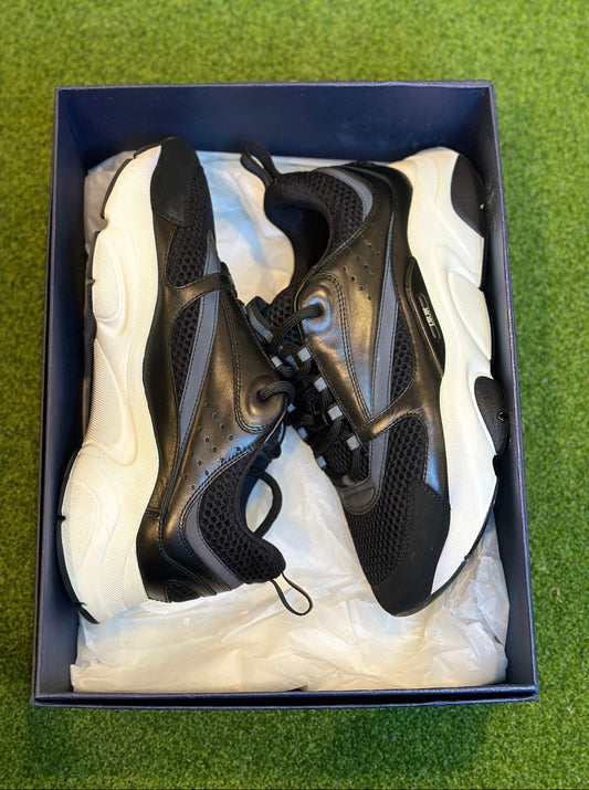 Size 8.5 - Dior B22 Black/White Sneakers