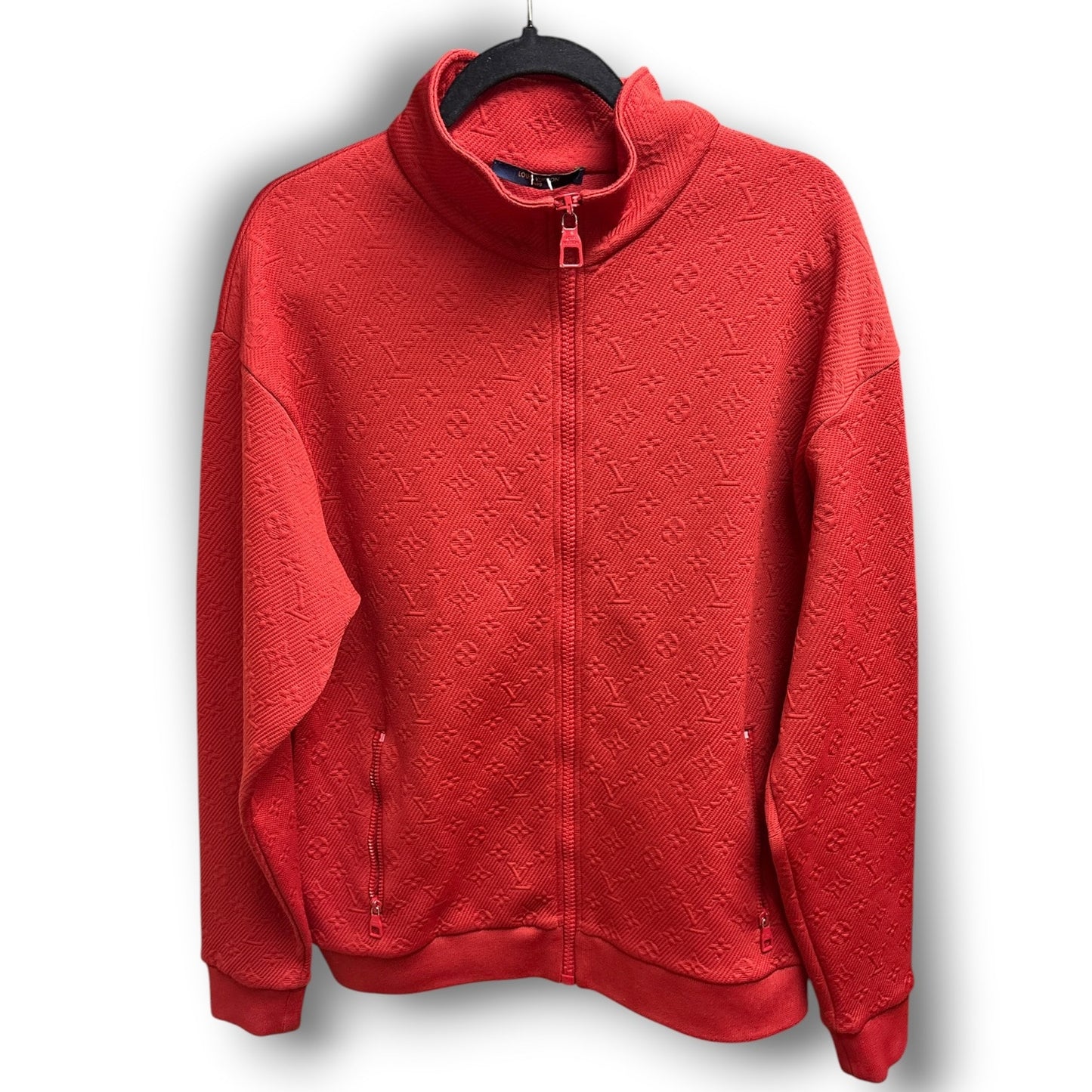 Louis Vuitton Red Monogram Track Jacket | Size XL