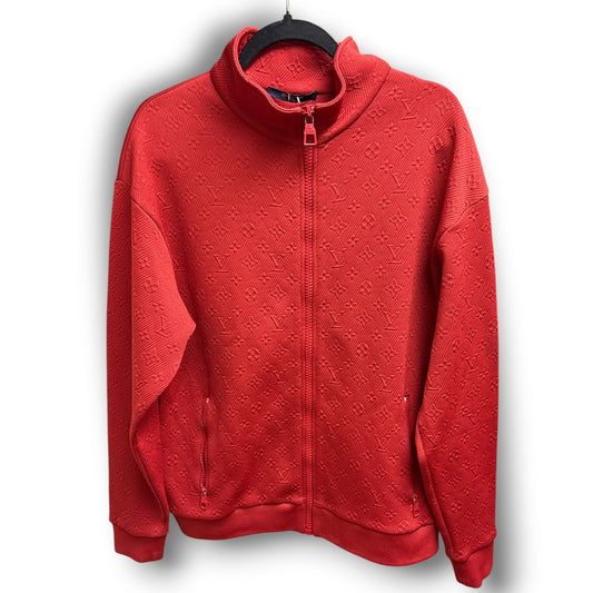 Louis Vuitton Red Monogram Track Jacket | Size XL