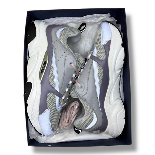 Dior B22 Reflective Low Top Grey Sneakers | Size 46 (13US)