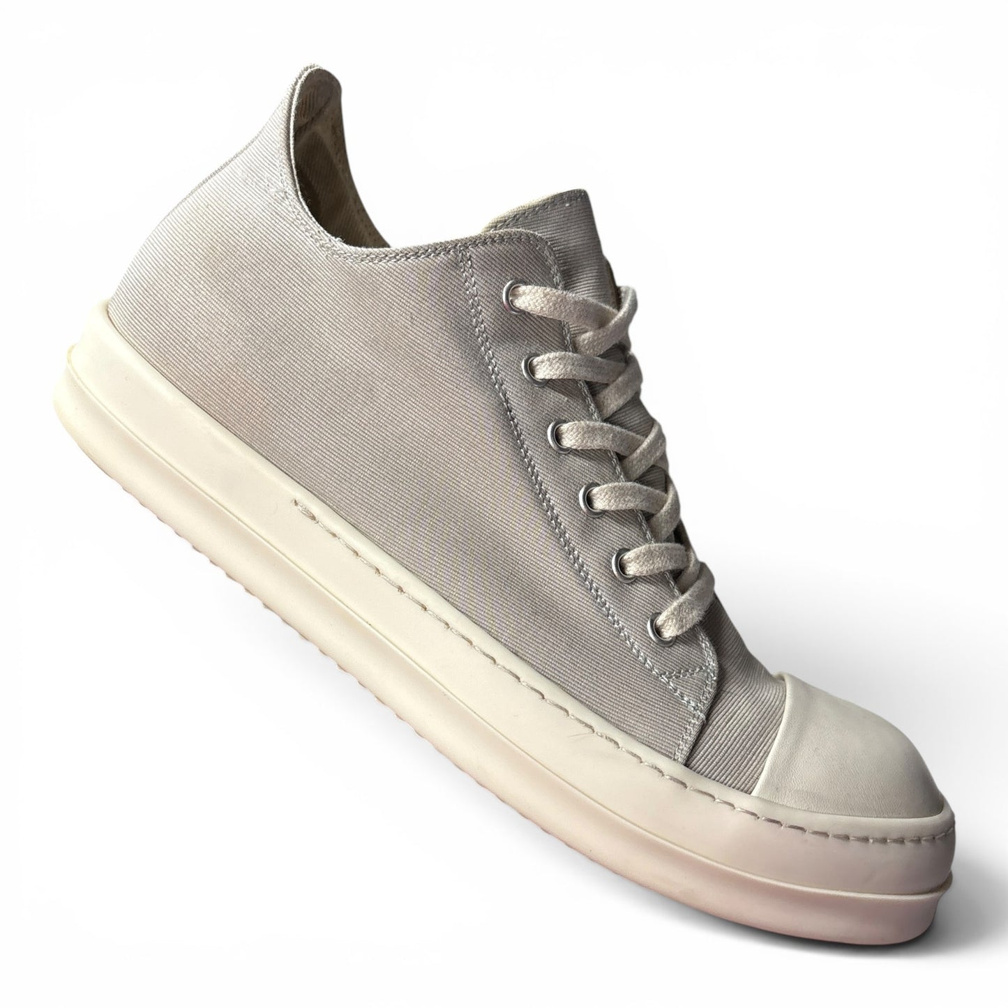 Rick Owens DRKSHDW Canvas Grey Sneakers | Size 43(10)
