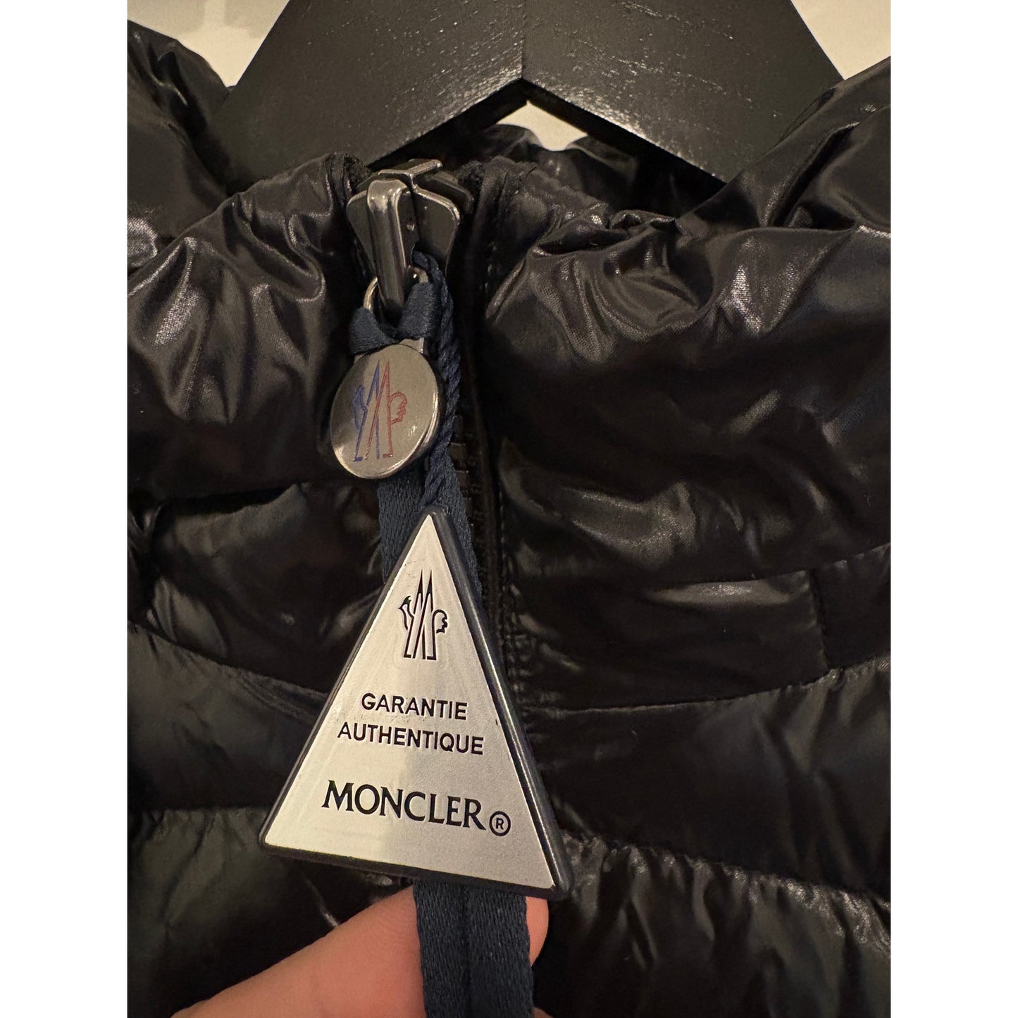 Moncler Maya Hooded Short Down Jacket Black | Size 4