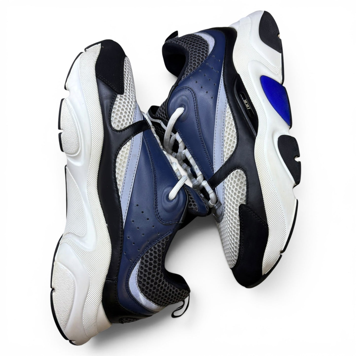 Dior B22 Low Top Black Navy Sneakers | Size 45 (12US)