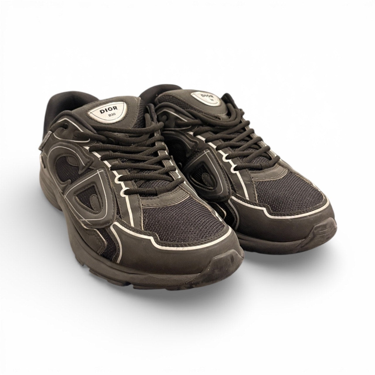 Size 12 - Dior B30 Technical Mesh Black Sneakers