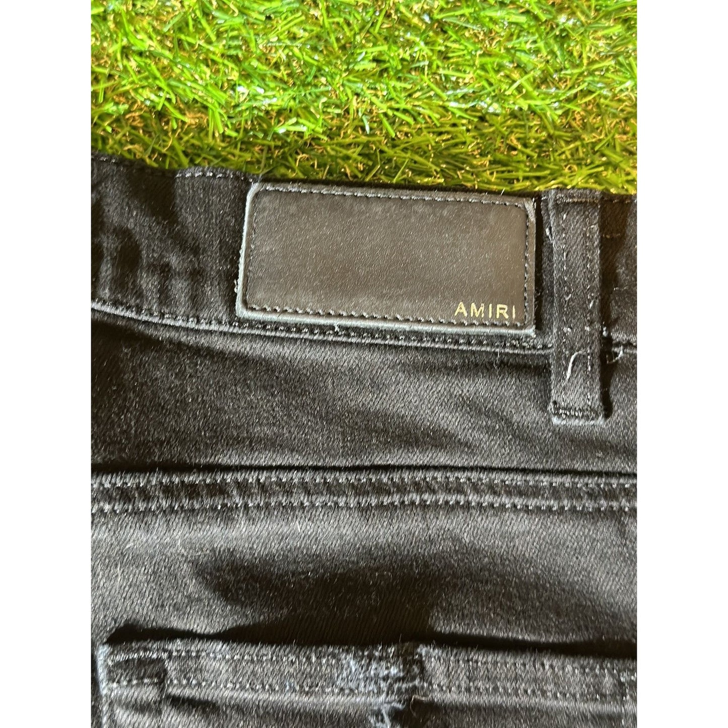 Amiri White Stripe Track Jeans