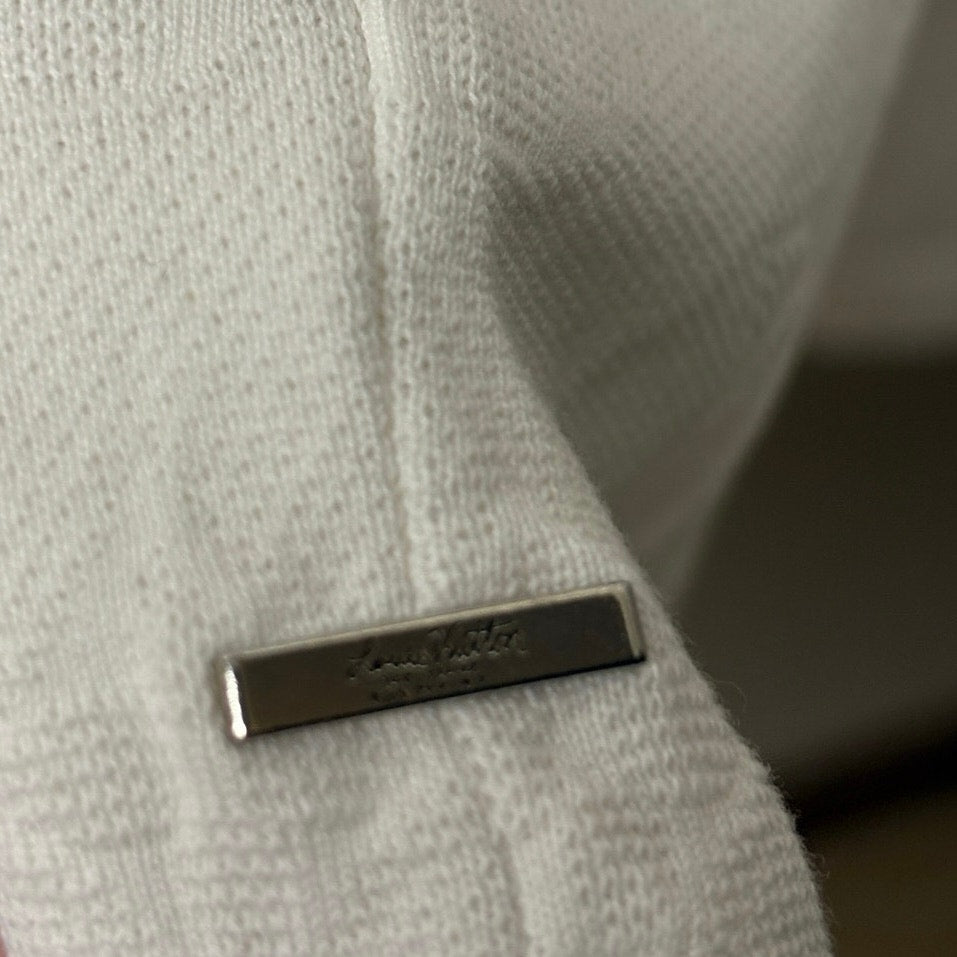 LOUIS VUITTON WHITE MONOGRAM POCKET TEE | SIZE SMALL