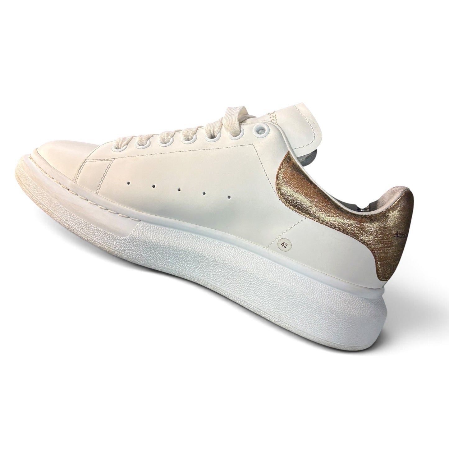 Alexander McQueen Oversized Sneaker 'White Gold' 42/9M
