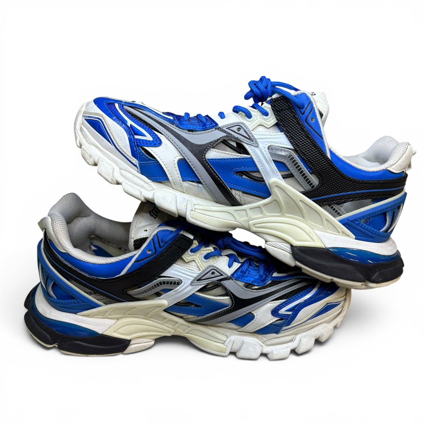 Size 12 - Balenciaga Track 2.0 Blue White Sneakers