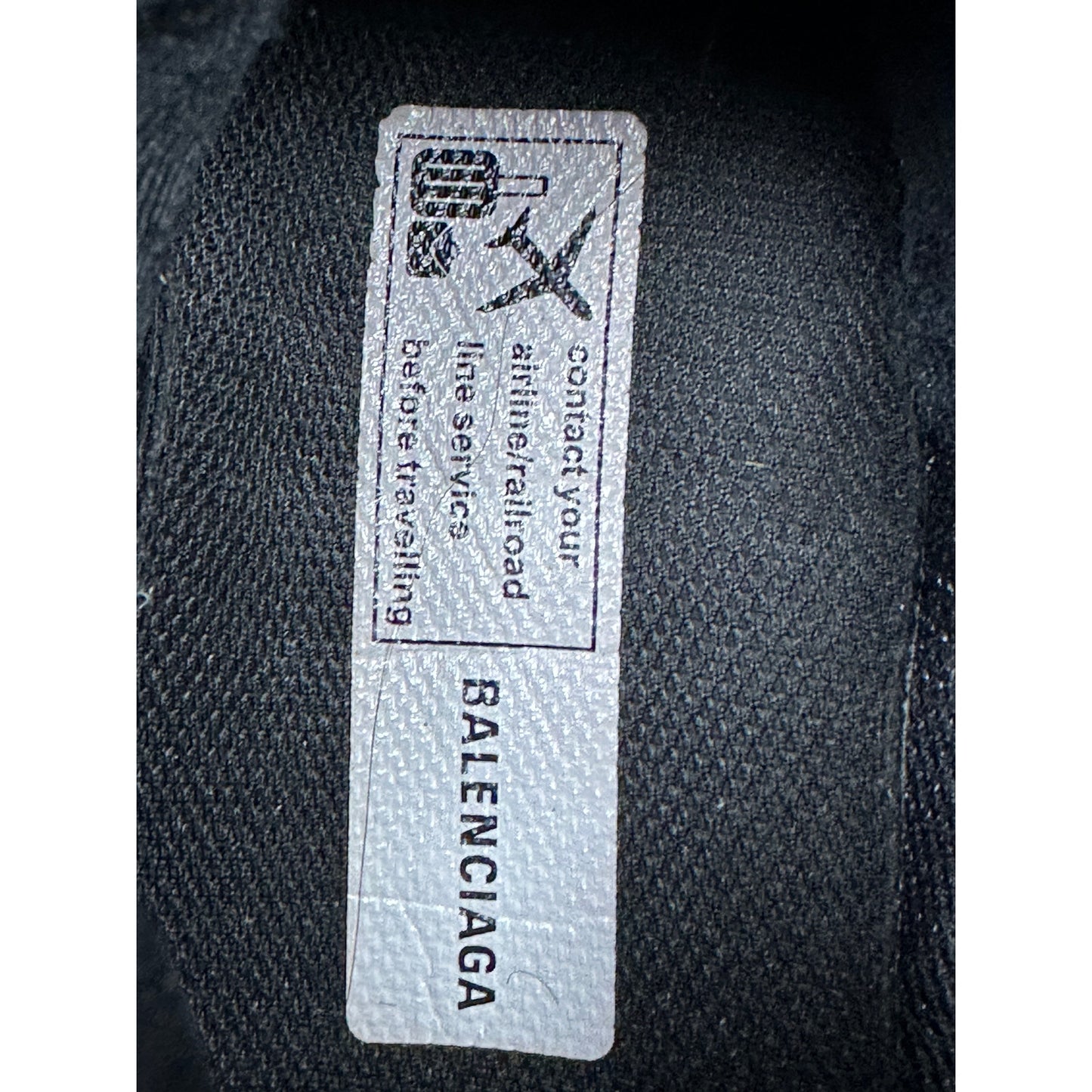 Size 10 - Balenciaga LED Track Runner Blue/Black/Yellow