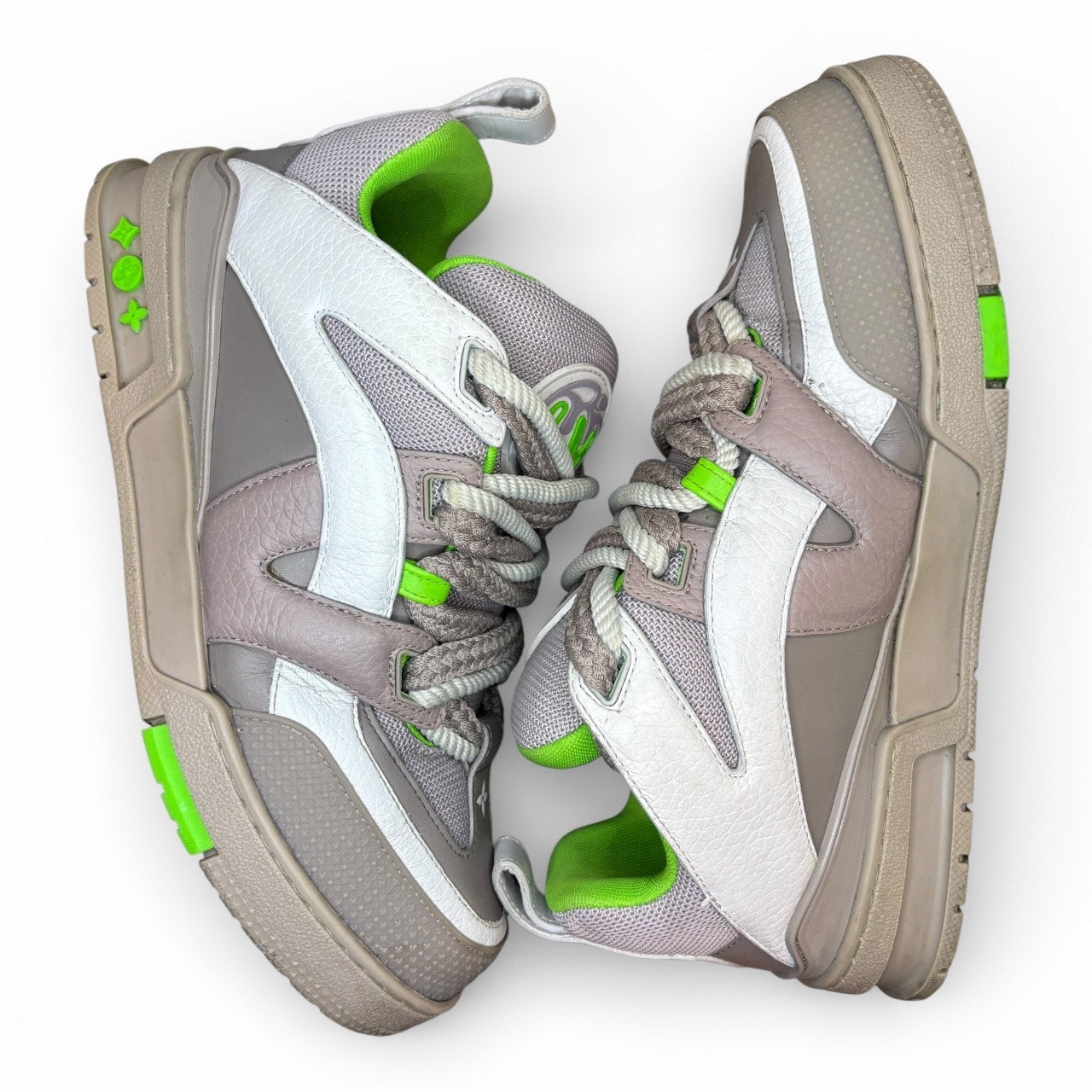 Louis Vuitton LV Skate Sneaker Grey Green | Size 7LV RUN BIG