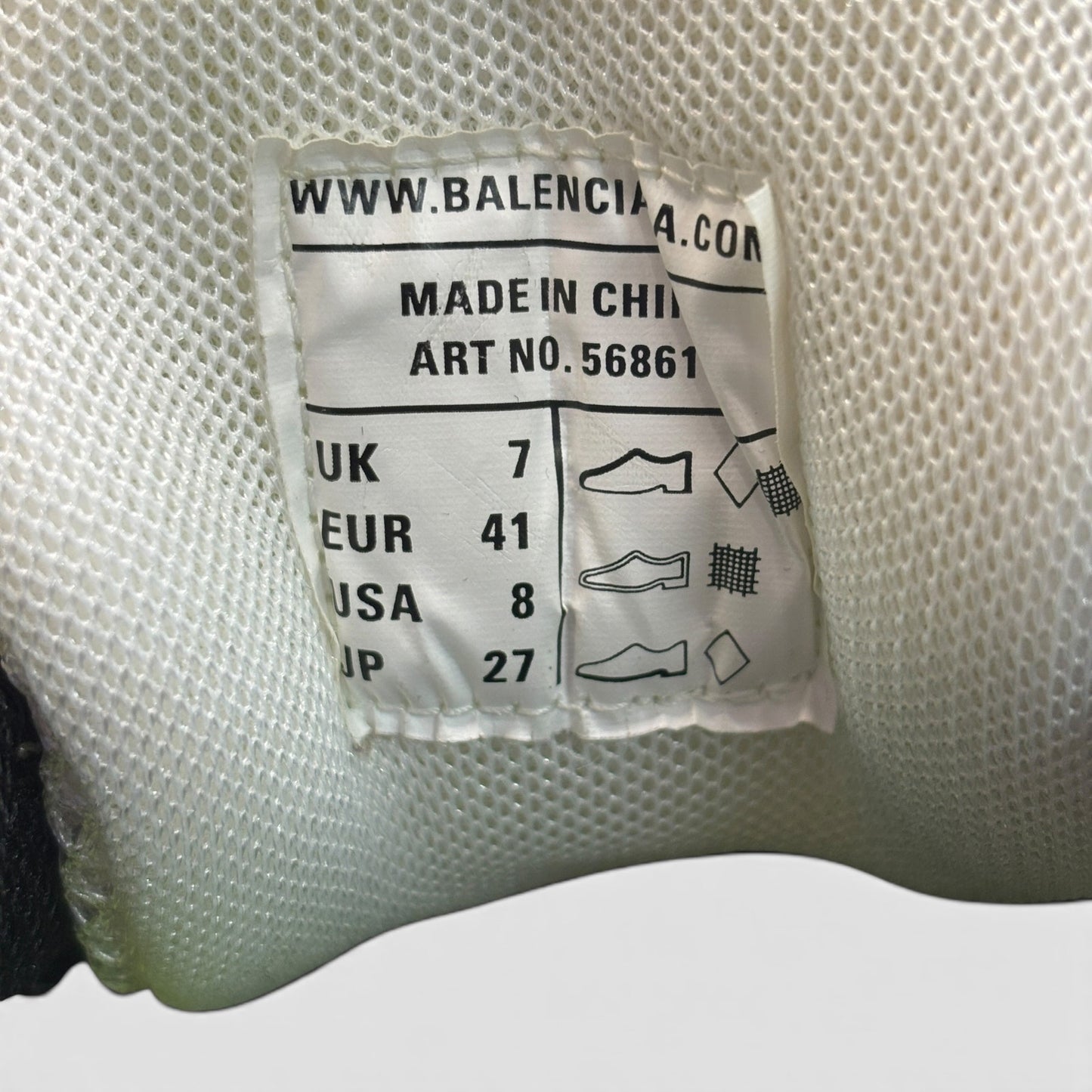 Balenciaga Track 2.0 White & Yellow Sneakers | Size 41(8M)
