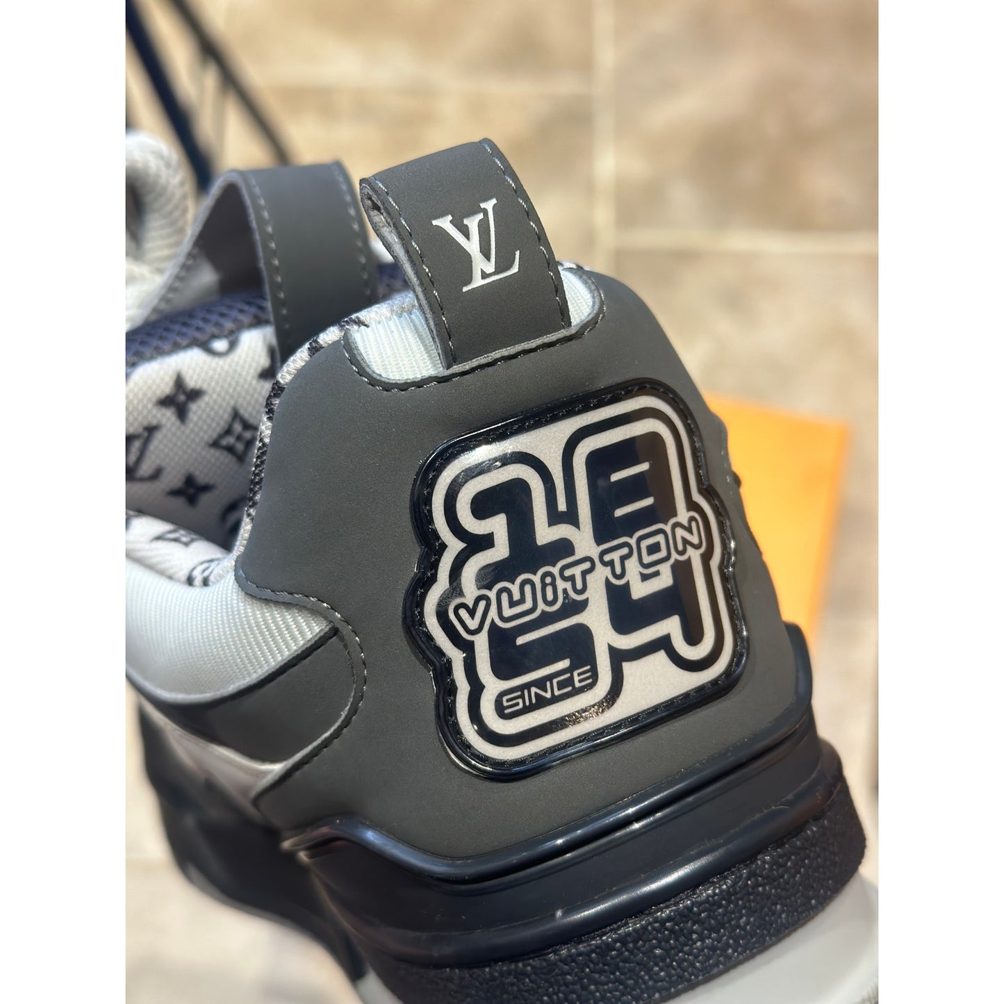 Louis Vuitton LV Skate Sneaker Grey White | Size 7.5UK