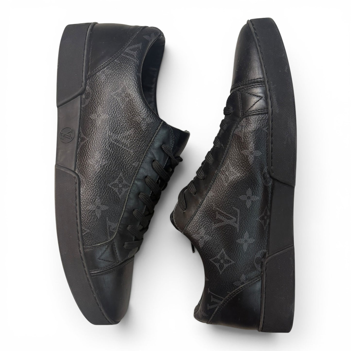 Louis Vuitton Match-Up Black Monogram Sneakers | Size 9LV