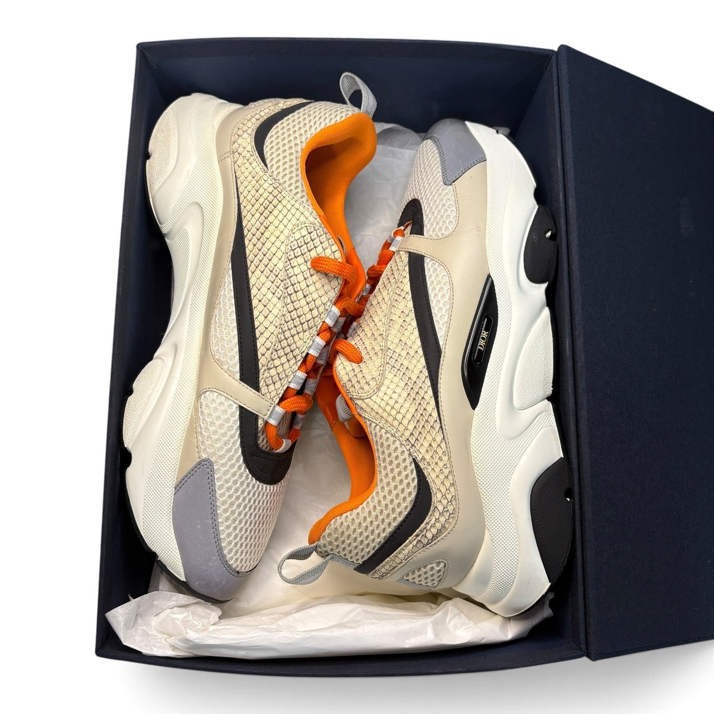 Dior B22 Sneaker ‘Python Beige’ Sneakers | Size 45(12US)