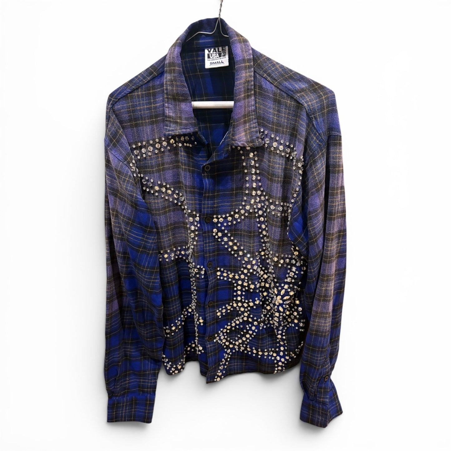 Vale Forever Blue Inferno Flannel | Size Small