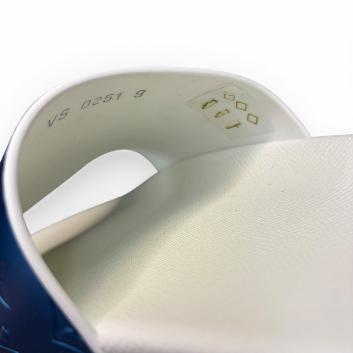 Louis Vuitton LV Monogram Rubber Slides - Blue Sandals, LV Size 9-US Size 10