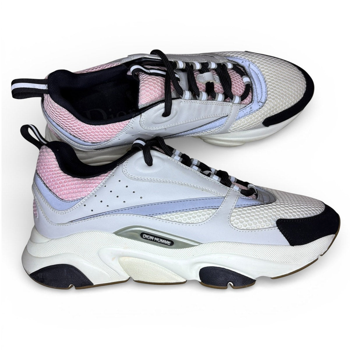 Dior B22 Low Top Pink / White Sneakers | Size 45 (12US)