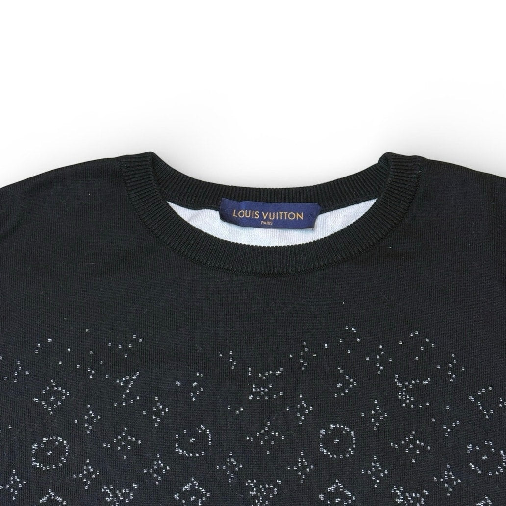 Louis Vuitton LVSE Monogram Degrade Crewneck Black/White | L