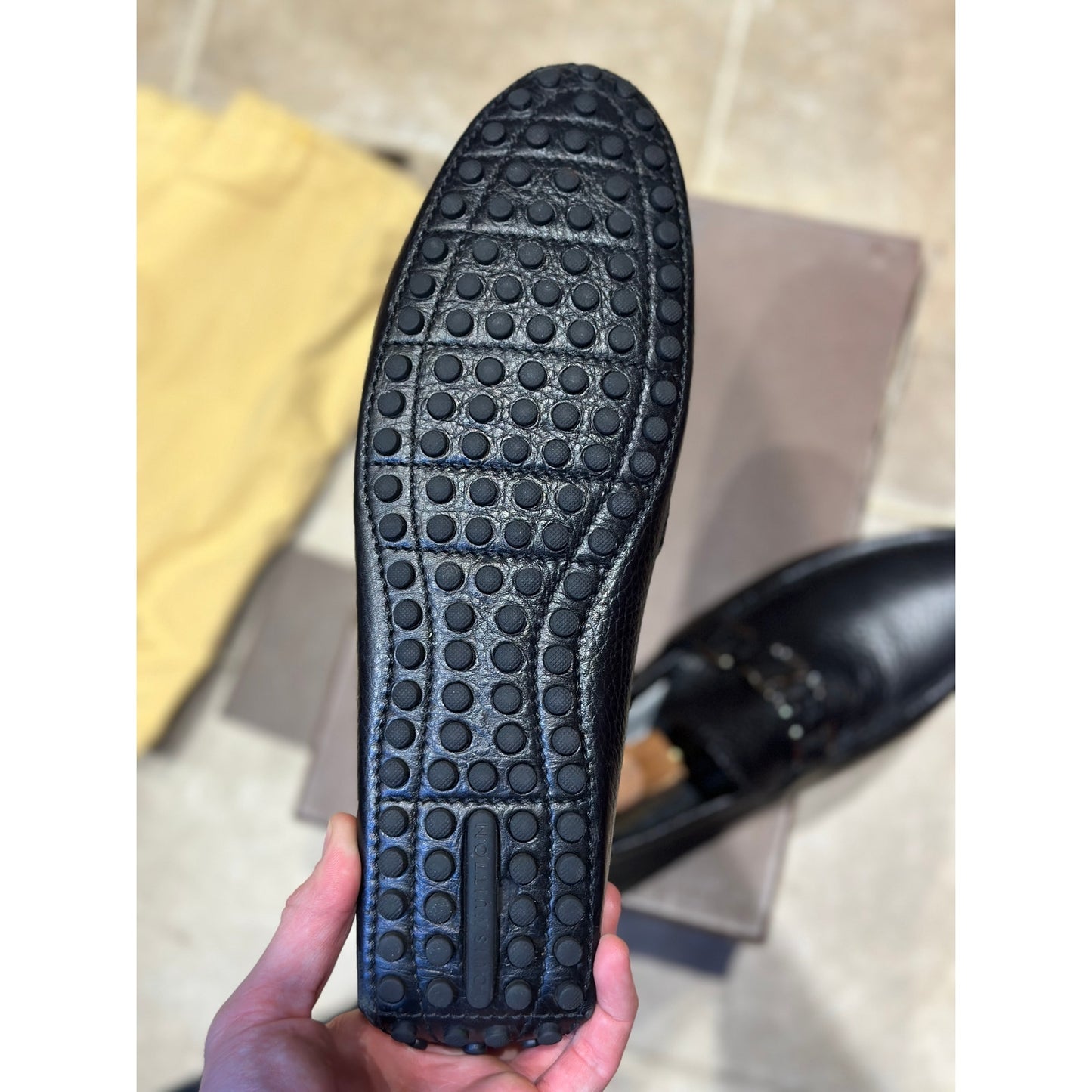 Louis Vuitton Hockenheim Leather Moccasin 8UK - 9US