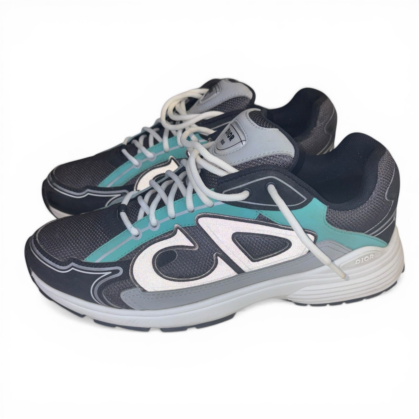 Dior B30 Turquoise & Black Sneakers | Size 43 (10US)