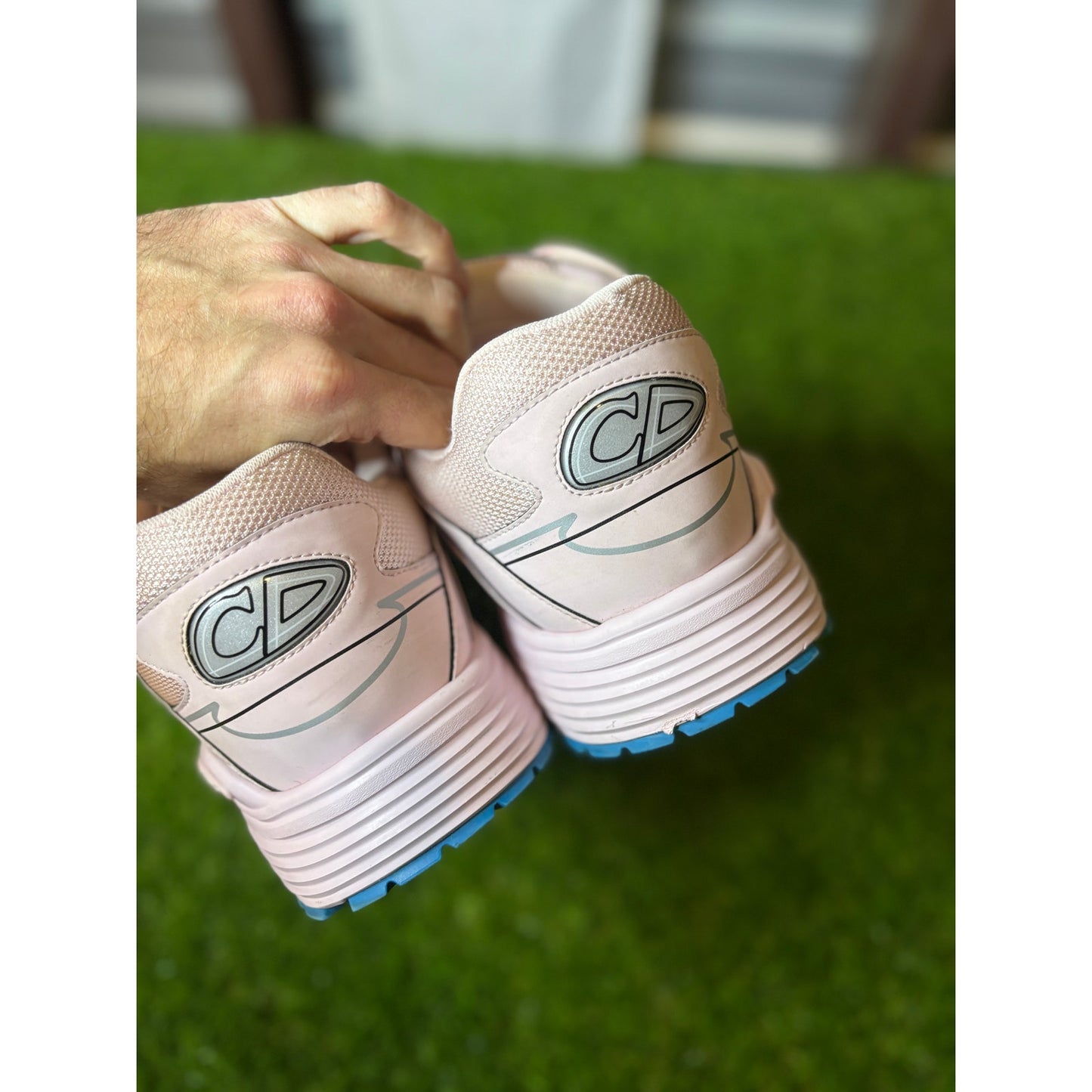 Size 13 - Dior B30 Reflective "Pale Pink Blue" Sneakers