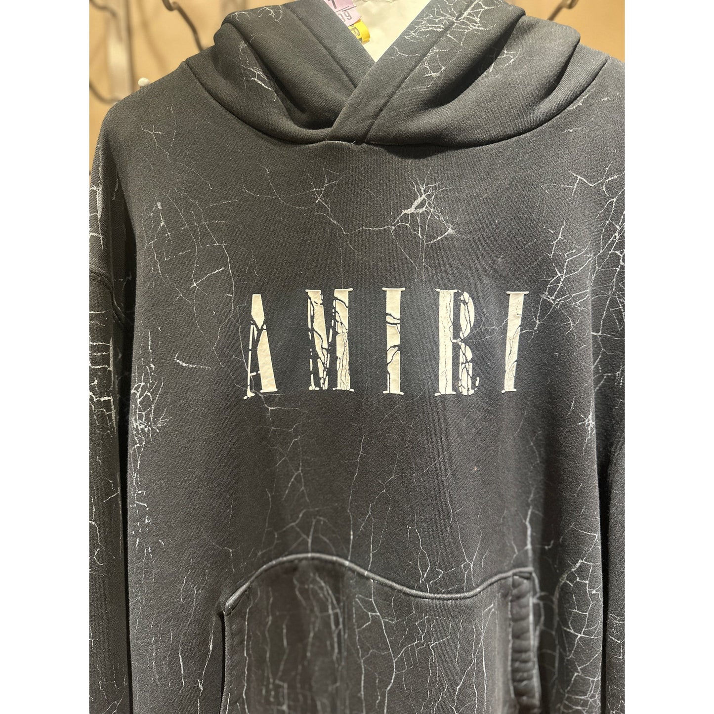 XXL - Amiri Cracked Dye Core Logo Hoodie