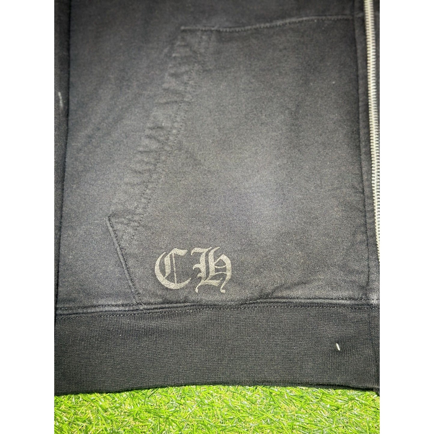 XL - Chrome Hearts USA Flag Zip Up Hoodie
