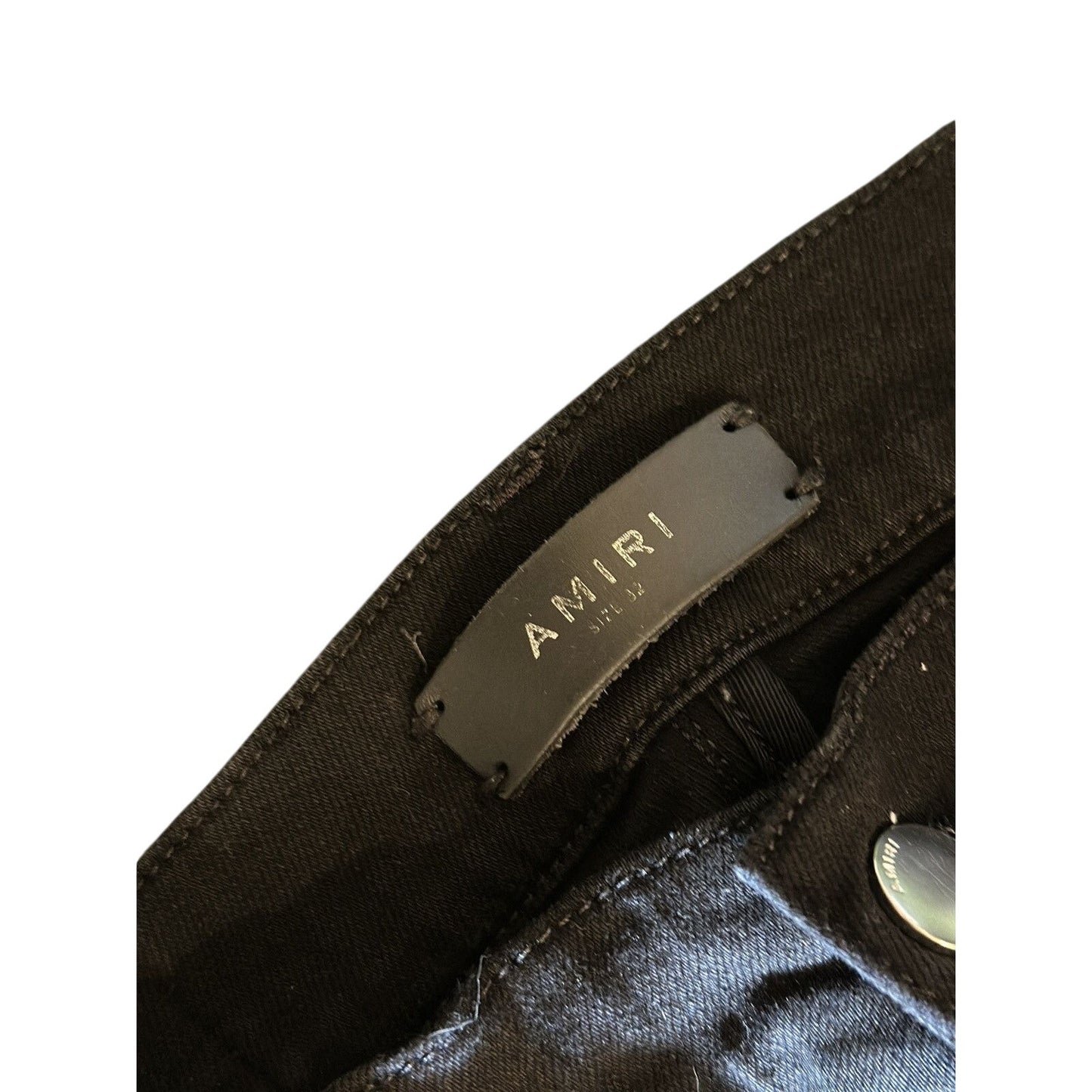 Amiri White Stripe Track Jeans