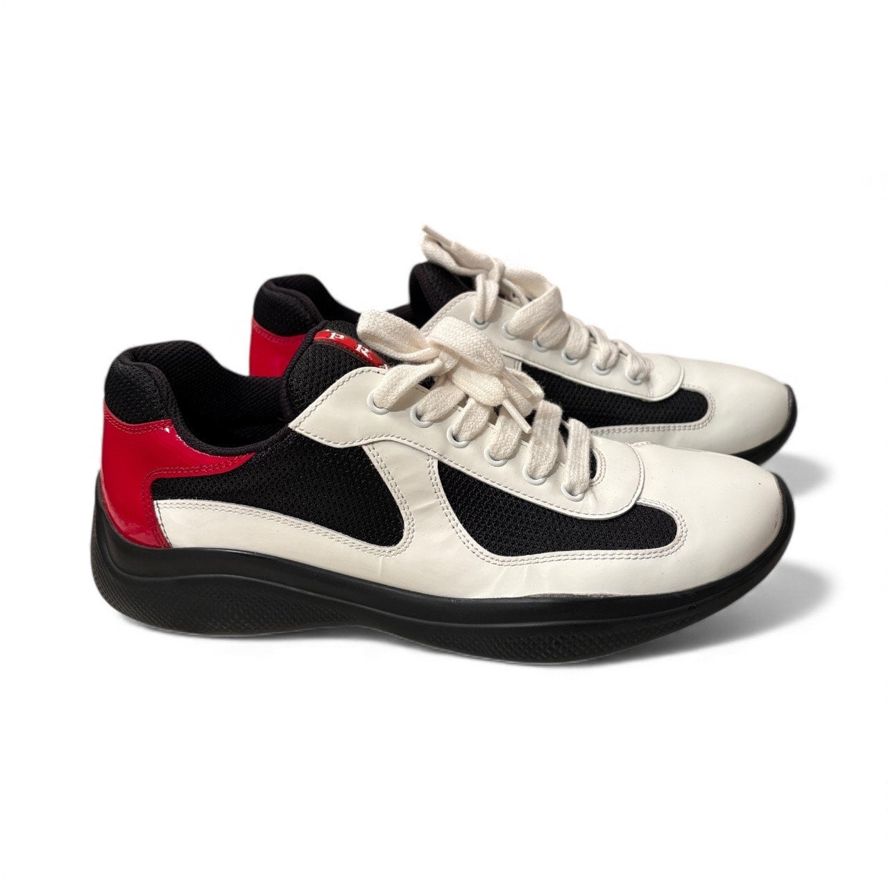 Size 6 UK (7 US) - Prada Americas Cup ' Black, White, Red '