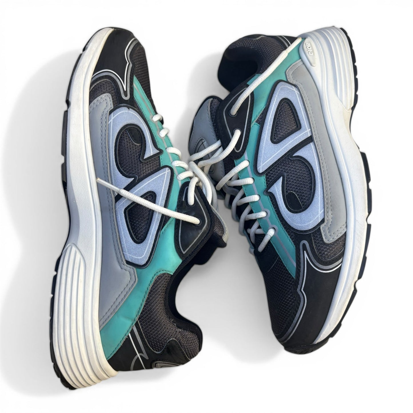 Dior B30 Turquoise & Black Sneakers | Size 43 (10US)