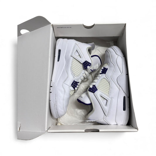 Size 9.5 - Air Jordan 4 Retro 'Purple Metallic' 2020