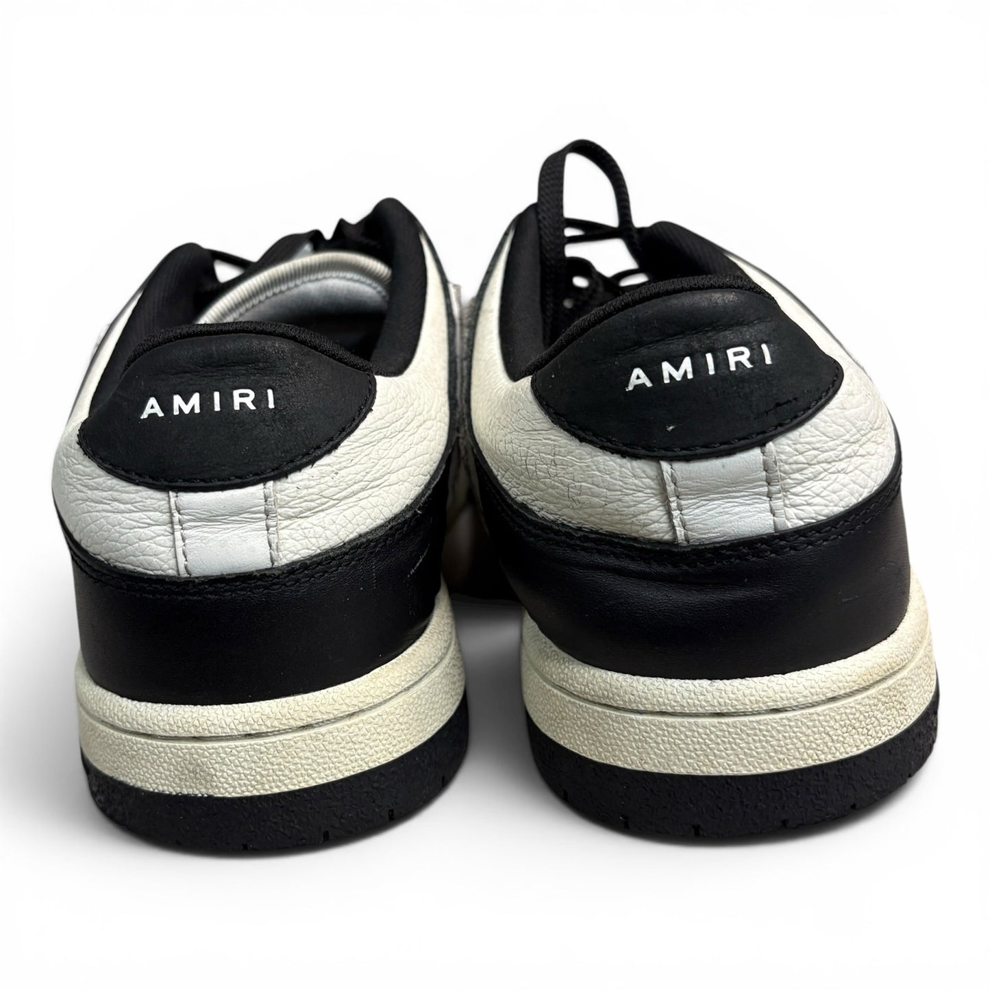 Amiri Skel Top Low Sneakers Black / White | Size 45 (12US)