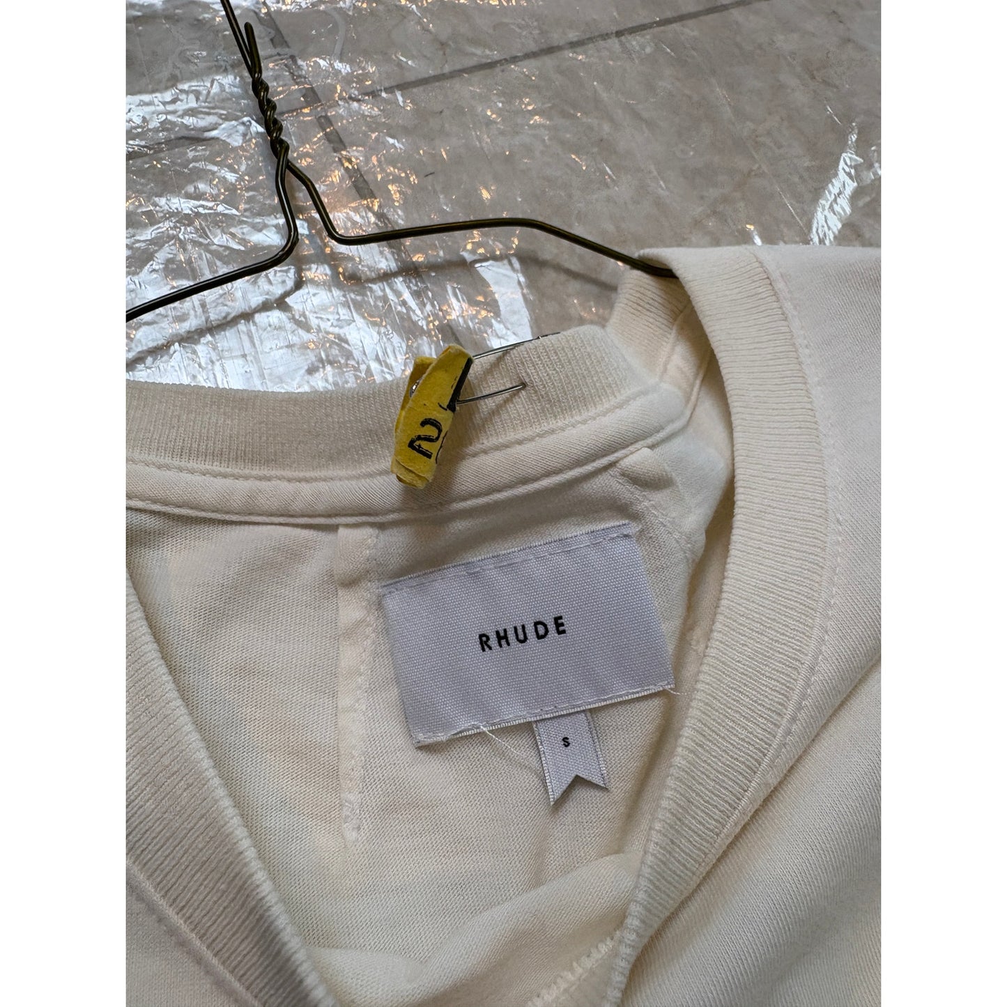 Small - Rhude SSENSE Exclusive Off-White Raceway Tee T-Shirt