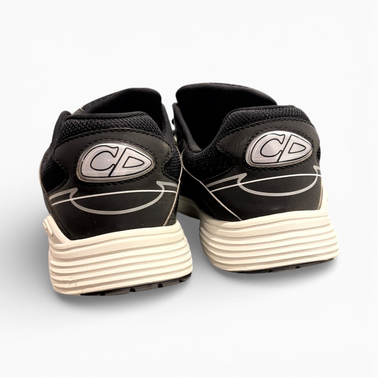 Size 13 - Dior B30 Black / White Technical Mesh Sneakers