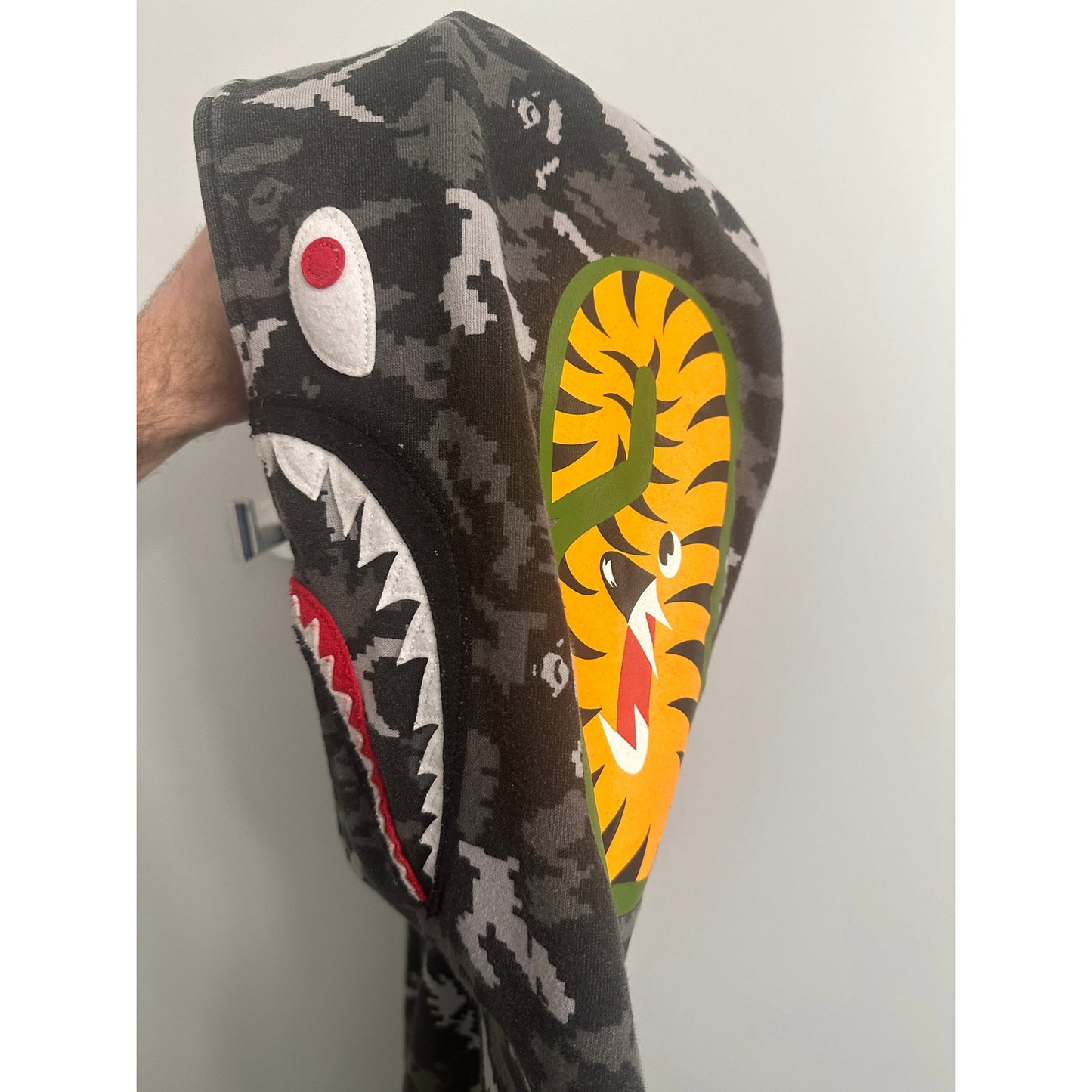 Size Large - Bape ABC Camo Black White Grey