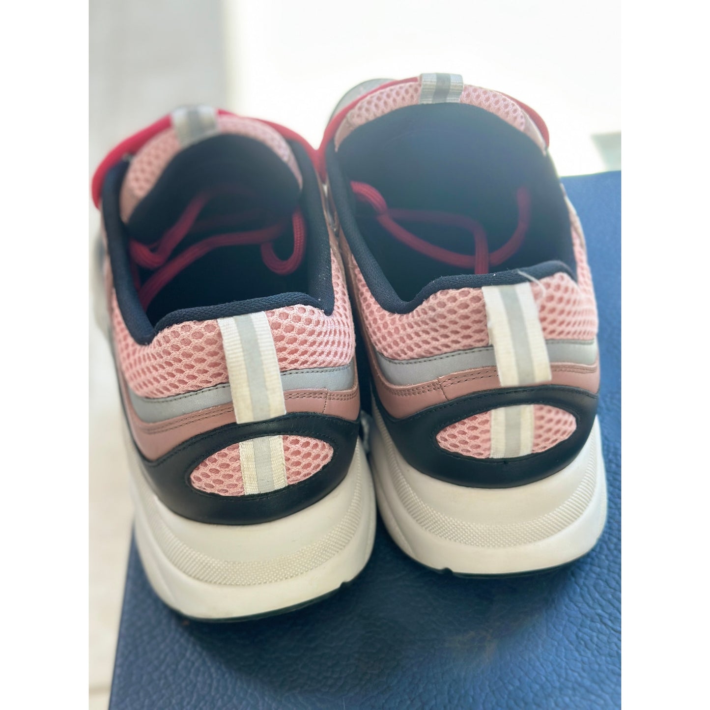 Dior B22 Reflective Low Top Sneaker ‘Pink Black White’ | 9US