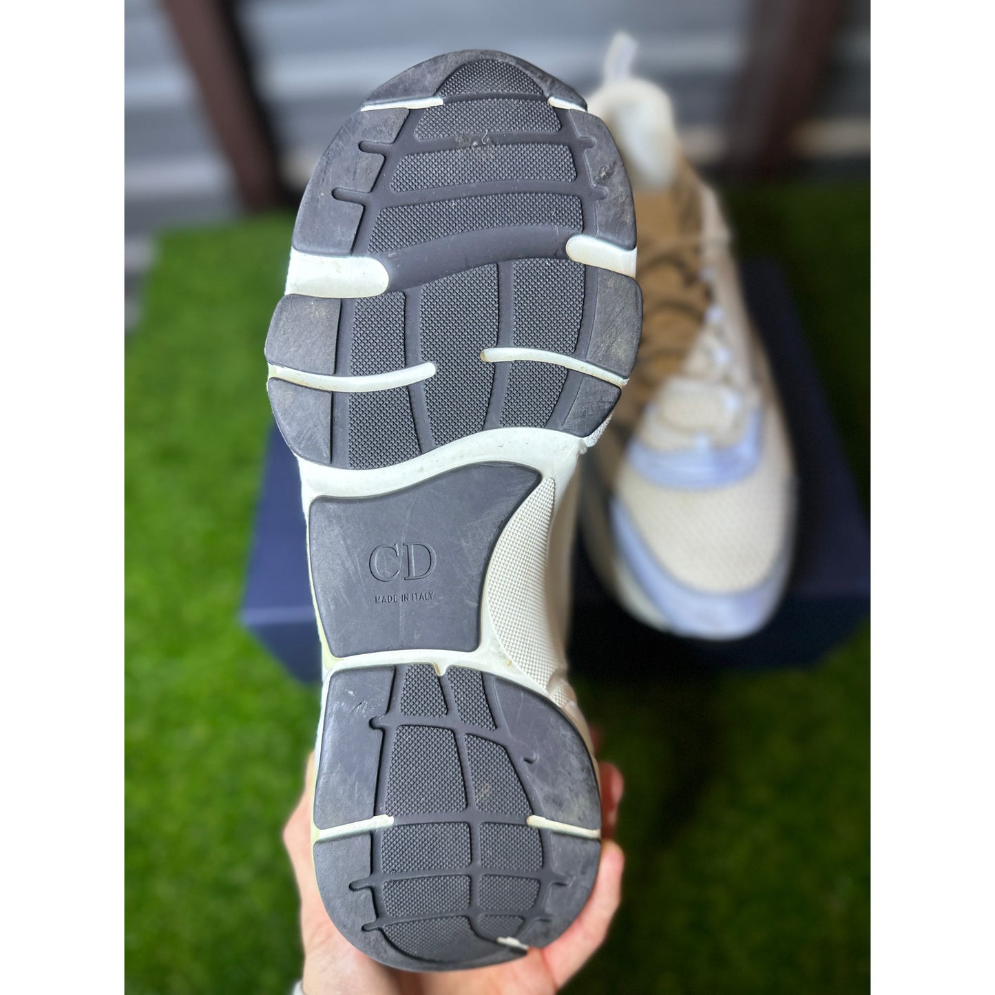 Dior B22 Reflective Low Top Sneaker ‘White’ | 13US