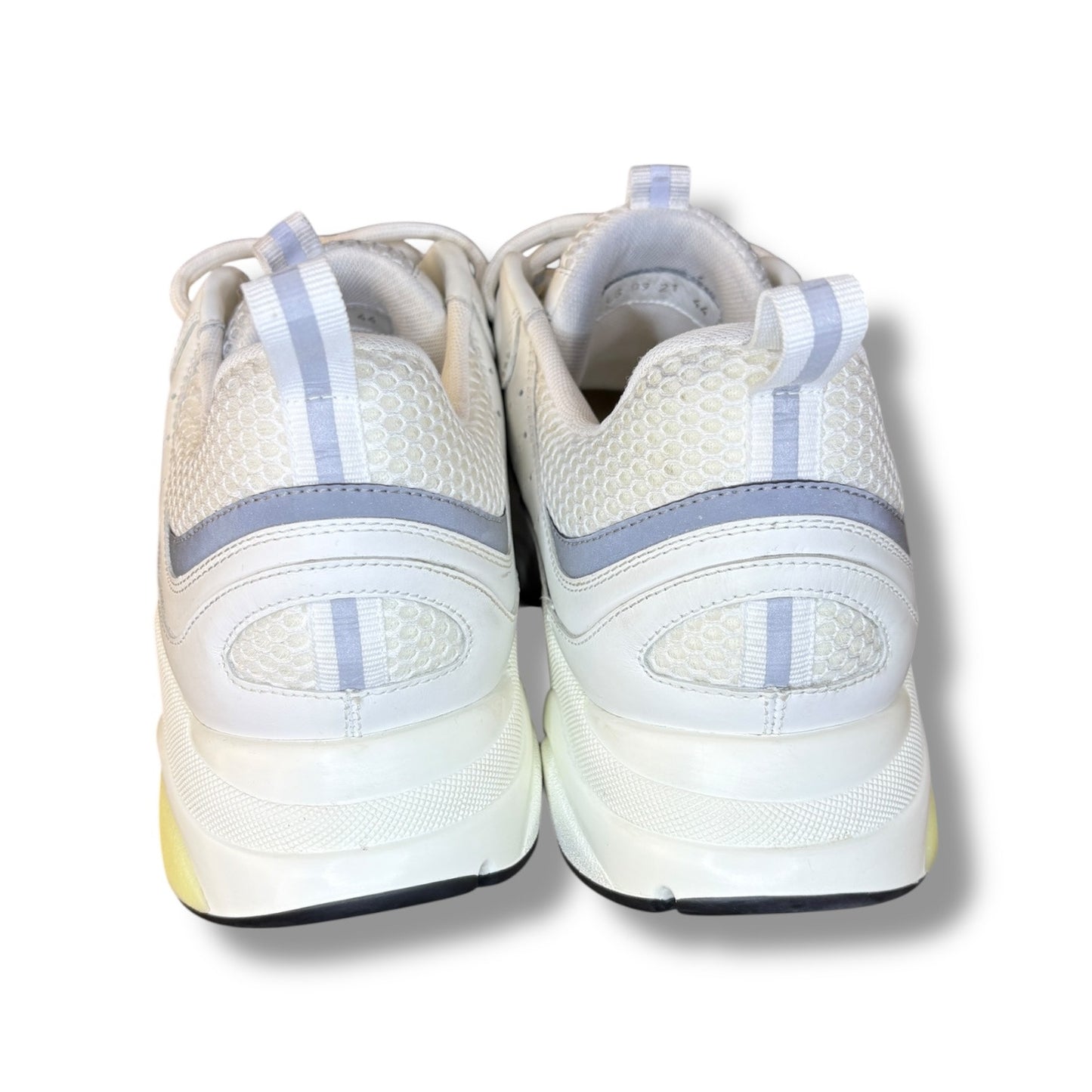 Dior B22 Reflective Low Top White Sneakers | Size 44 (11US)