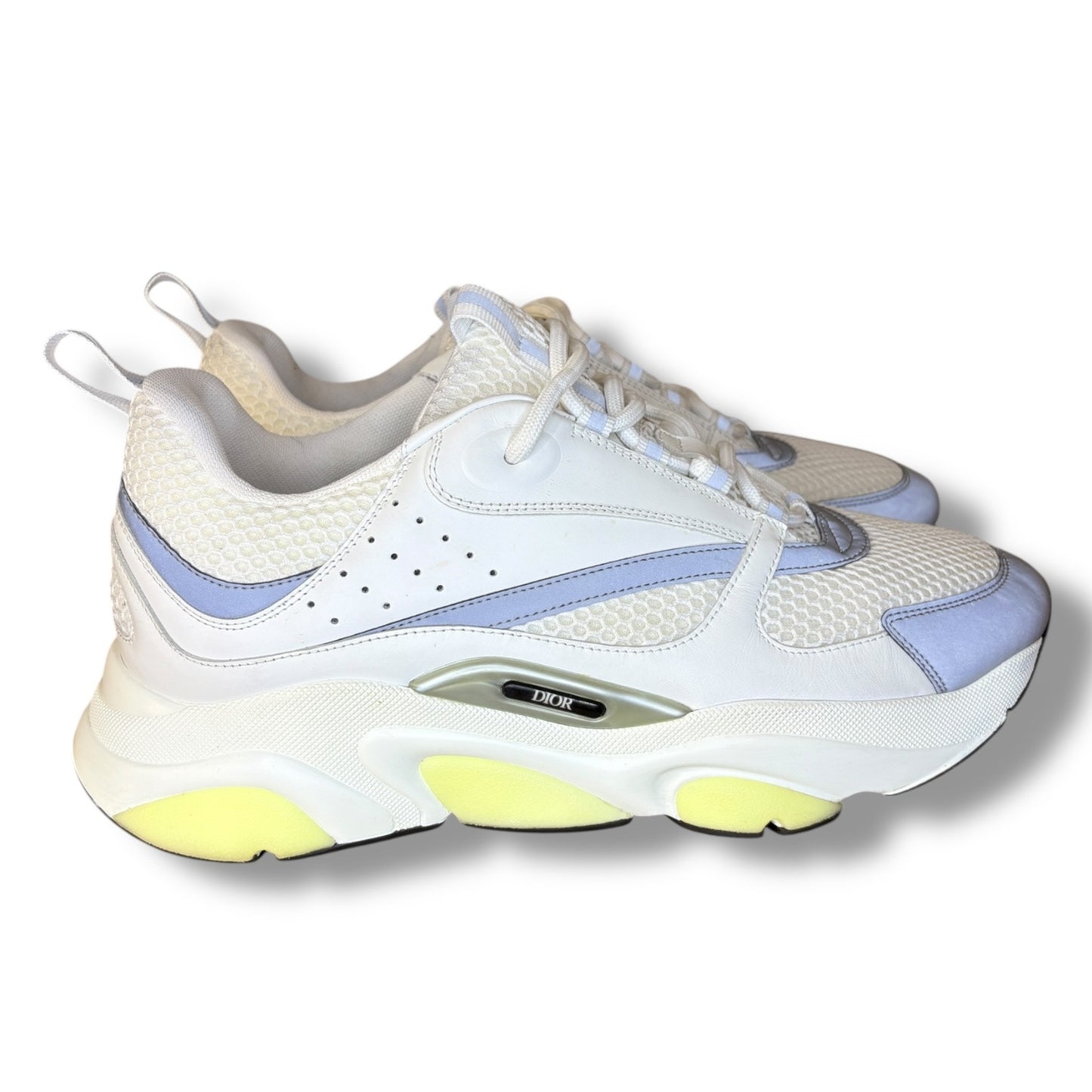 Dior B22 Reflective Low Top White Sneakers | Size 44 (11US)