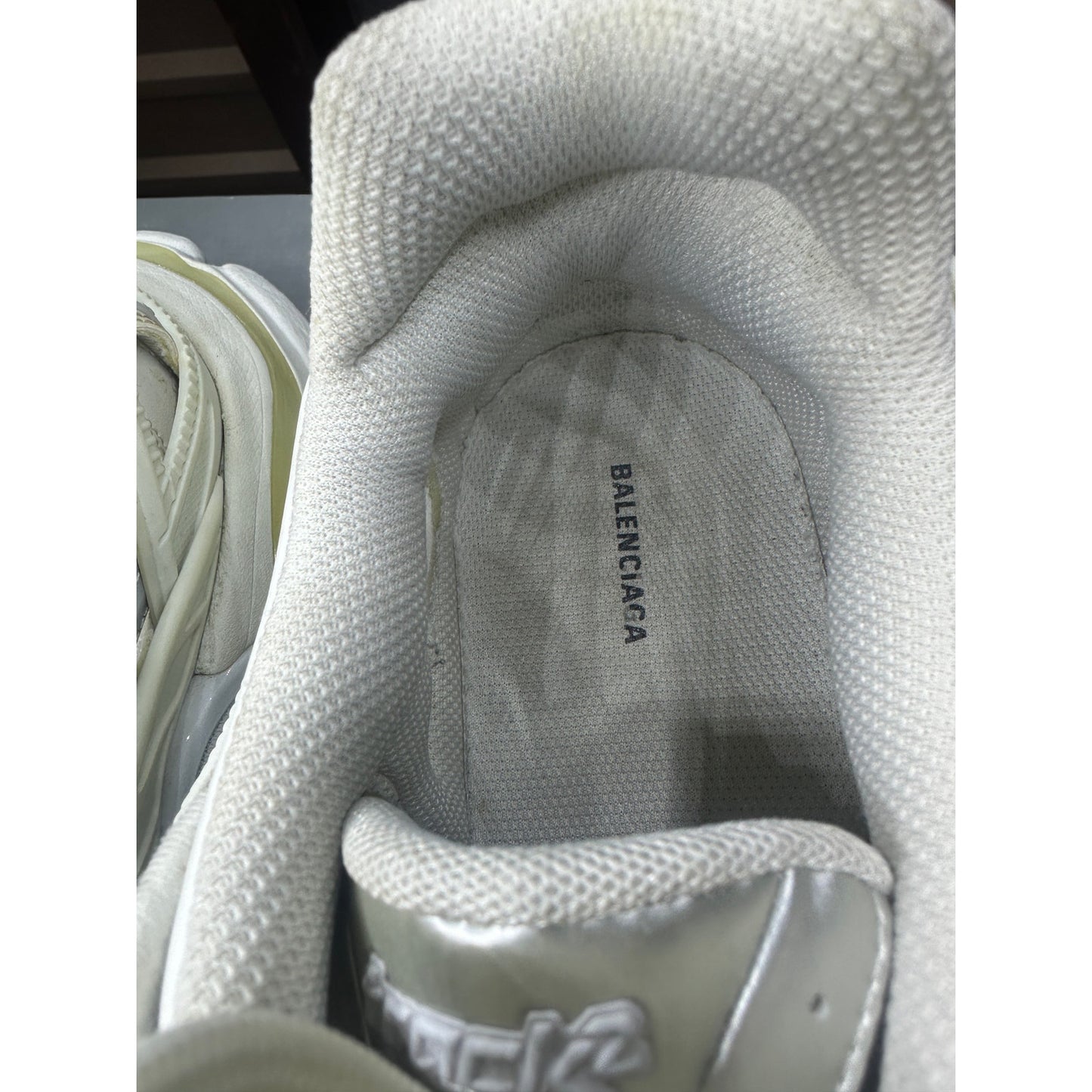 Size 11 - Balenciaga Track 2.0 White Sneakers
