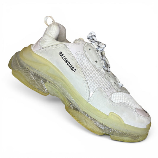 Balenciaga Triple S White Sneakers | Size 47 - 14M