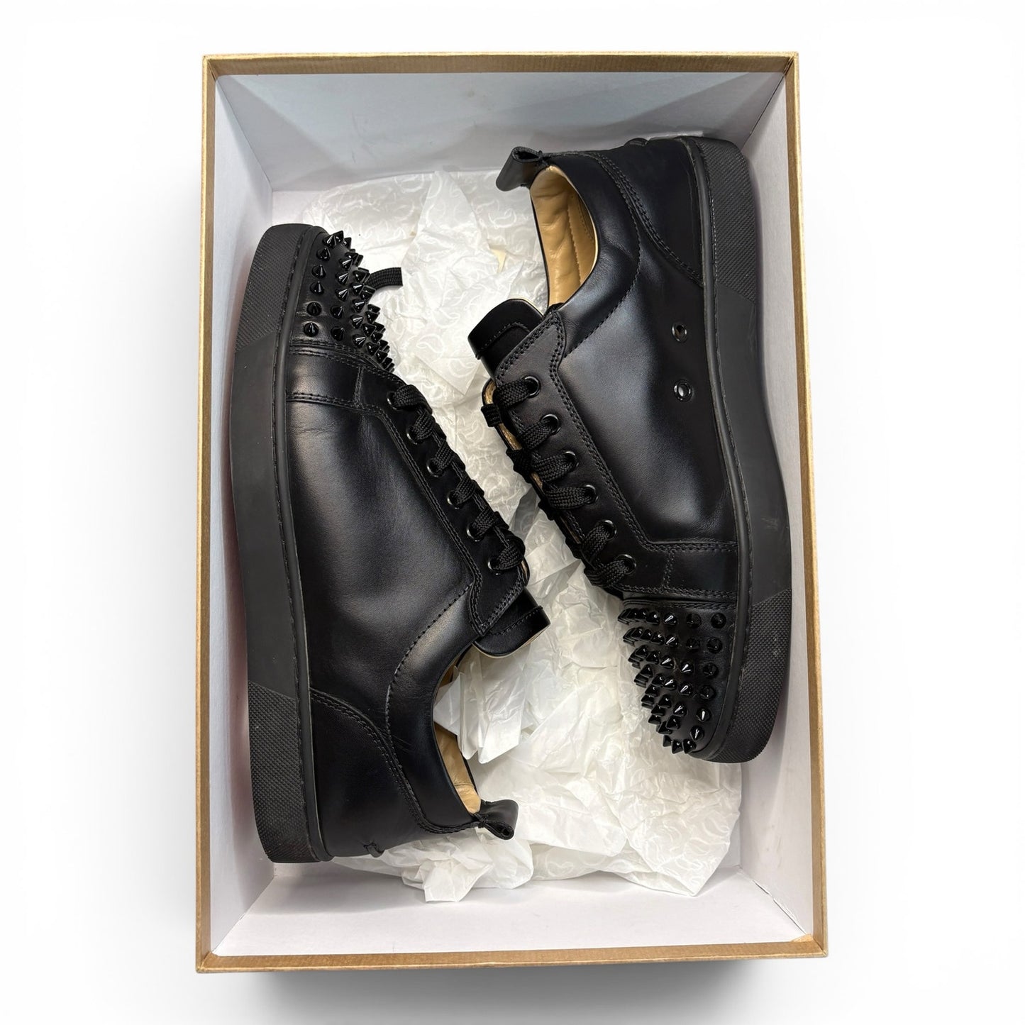 Christian Louboutin Louis Junior Spikes Sneaker | Size 9.5US