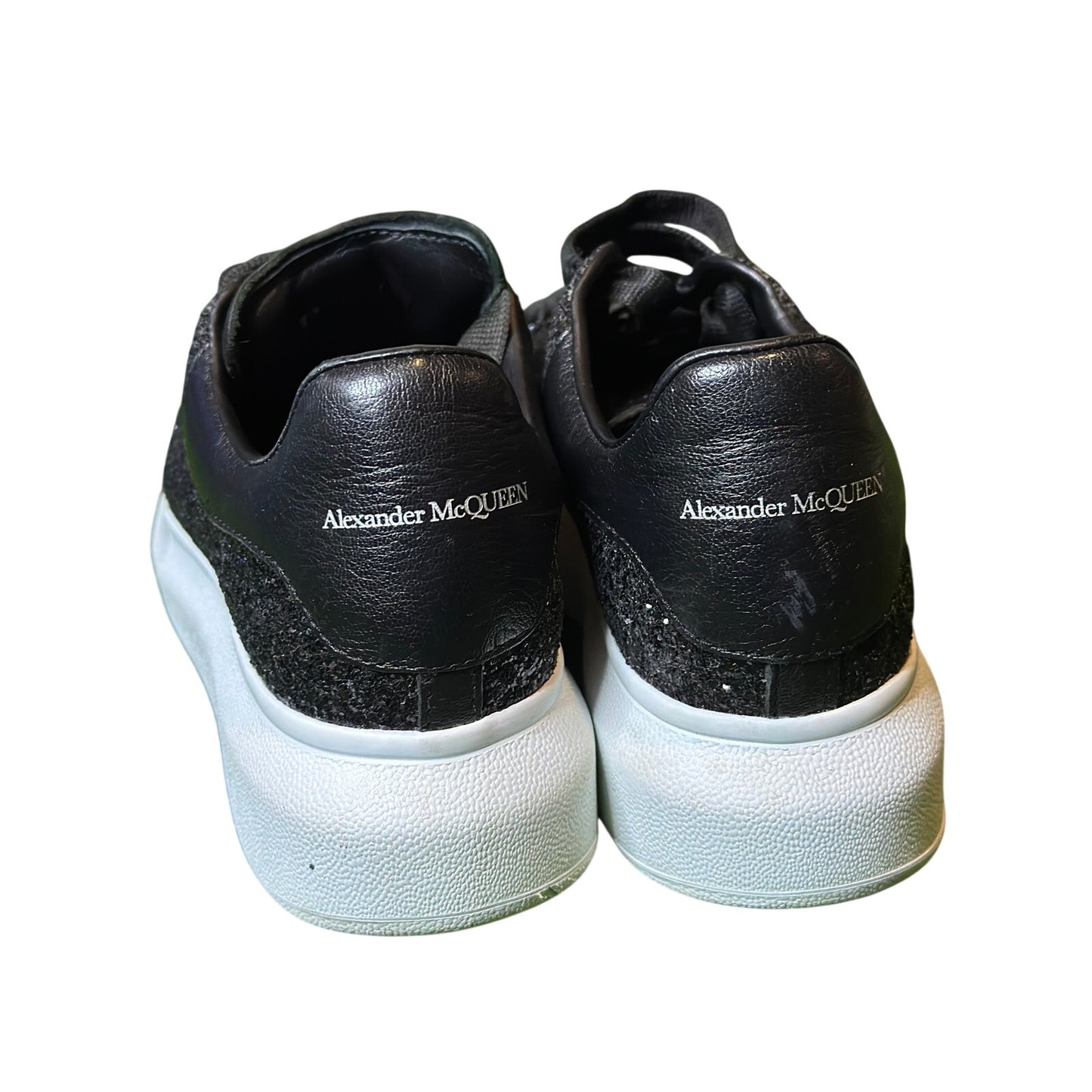Alexander McQueen Wmns Sneaker 'Black White Glitter' | SZ 8W