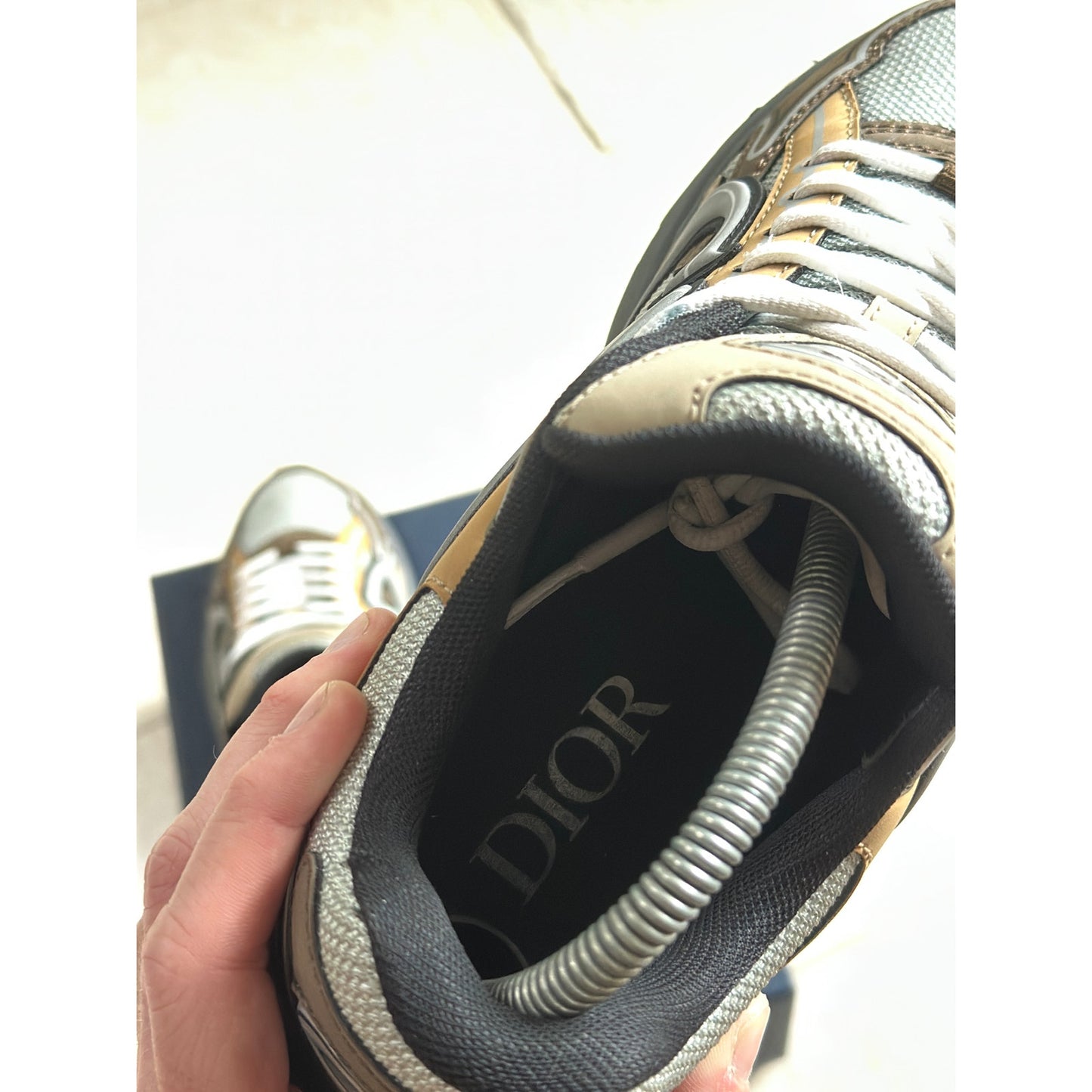 Size 8 - Dior B30 “Brown Beige Orange” Sneakers