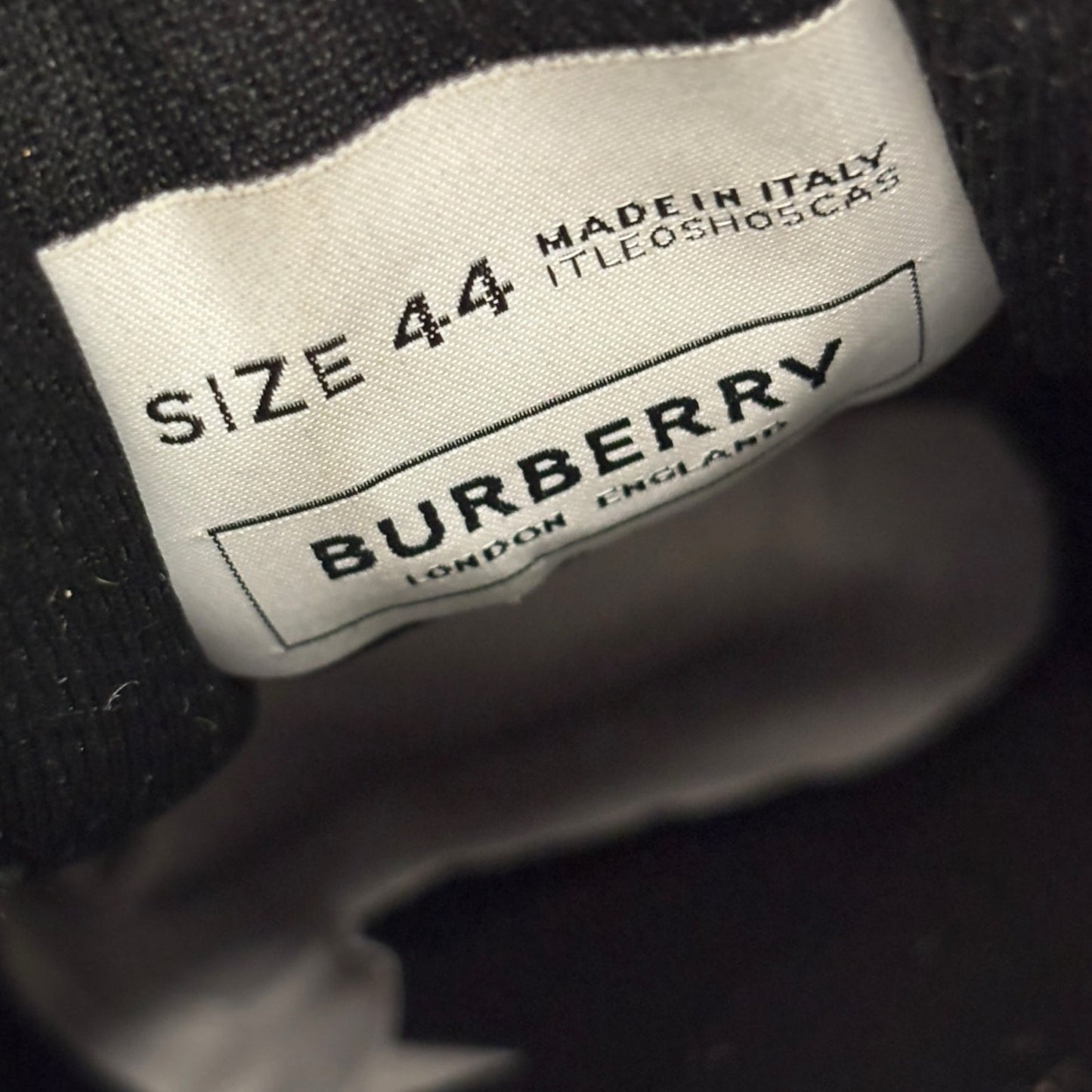 Burberry Regis Black Archive Beige Brown White | SIze 11US