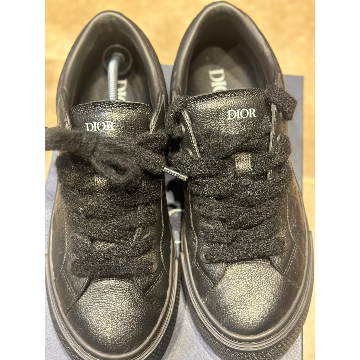 Size 13- Dior B33 Low Top Sneakers Triple Black